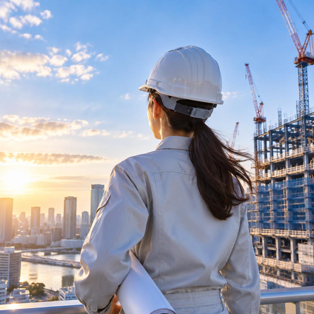 女性施工管理の一歩が、建設業界の未来を動かす。成長も昇進も、あなたらしく。